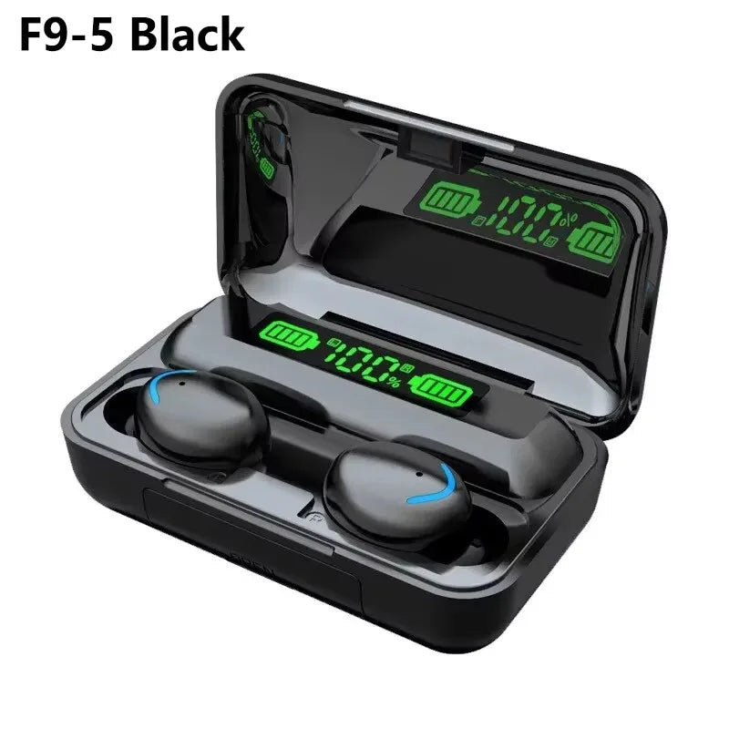 M41 Bluetooth Earphone Wireless Headphone Smart Touch Digital Display Stereo Earbuds With Colour Light Magnetic Suction Headset