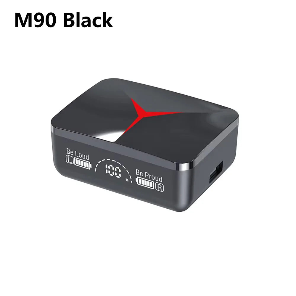 M41 Bluetooth Earphone Wireless Headphone Smart Touch Digital Display Stereo Earbuds With Colour Light Magnetic Suction Headset